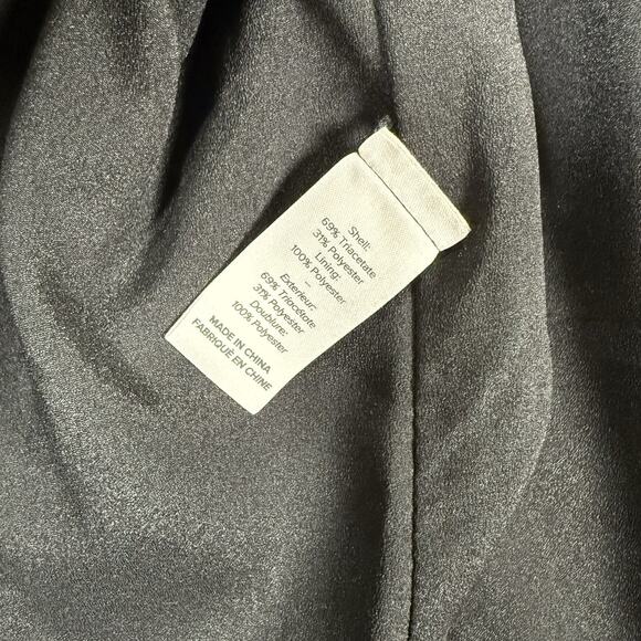 NWT Cinq A Sept BLACK Chelsea Mini Wrap Dress 1/2 Sleeve Women's Size 6 US - Picture 9 of 13